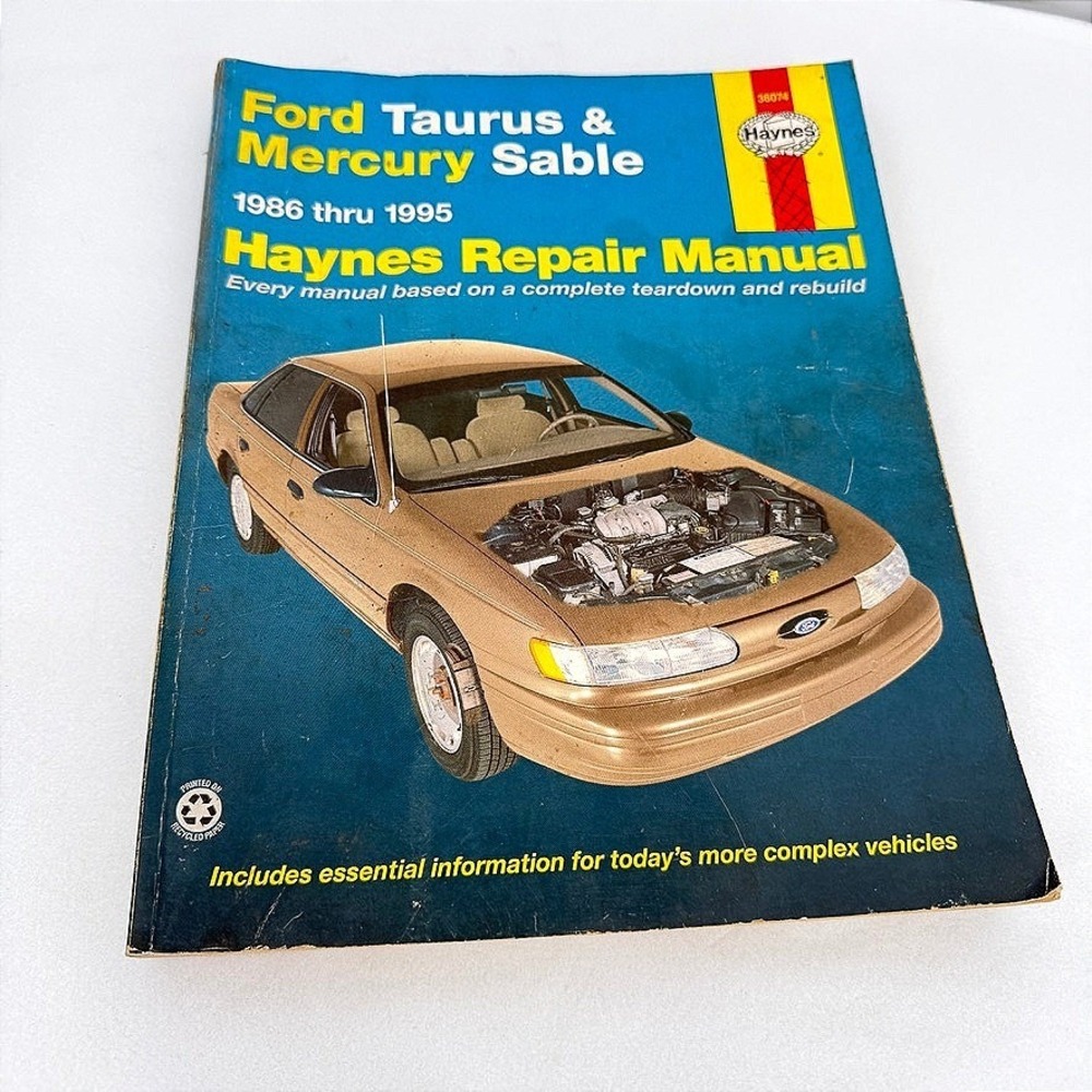 Haynes Repair Manual Ford Taurus Mercury Sable 1986-1995 DIY Auto Service Book